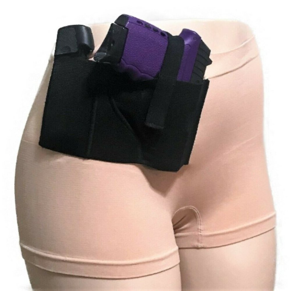2 Pair Concealed Carry Nude Short with Holster